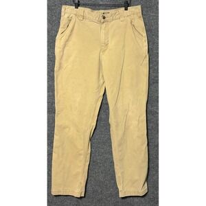 Carhartt Relaxed Fit Work Pants‎ Khaki Mens 36x34 Carpenter Cargo Canvas